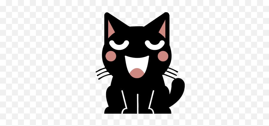 Game Information - Cute Black Cat Cartoon Emoji,Black Cat Emoji