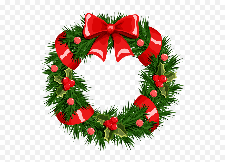 Pin - Christmas Wreath Transparent Background Emoji,Christmas Wreath Emoji
