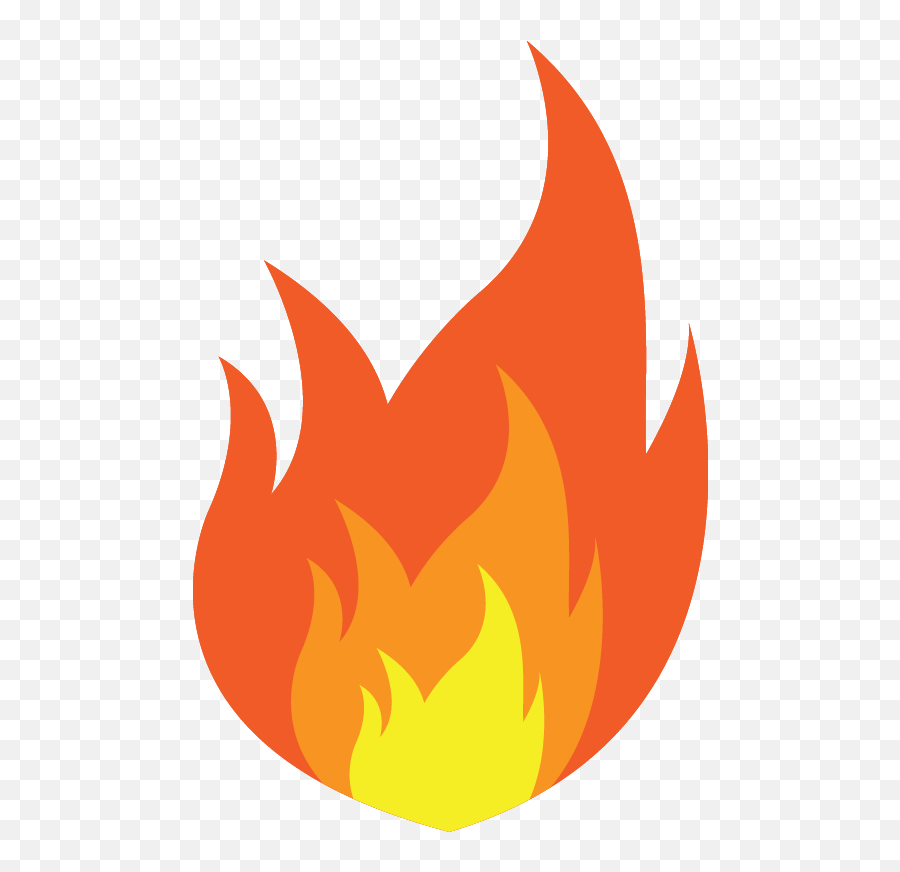 Red Orange Yellow Flame - Clip Art Emoji,Flame Emojis