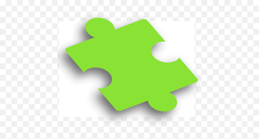 Puzzle Piece - Green Puzzle Piece Logo Emoji,Emoji Jigsaw Puzzle