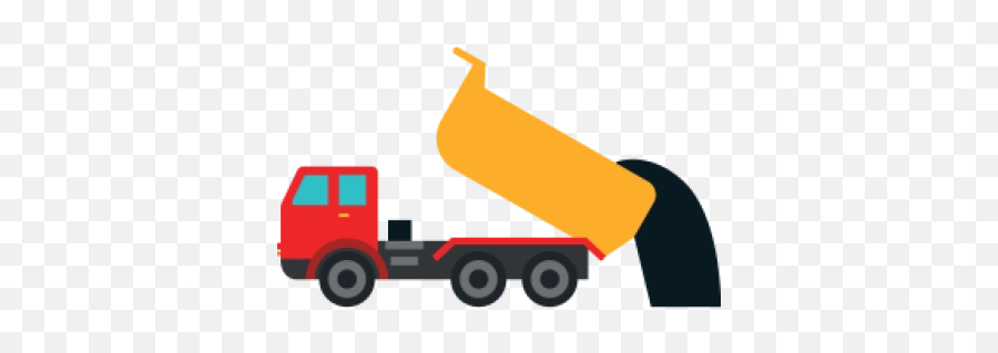 Png Dump Truck Icon - Dump Truck Pouring Trash Clipart Emoji,Garbage Truck Emoji