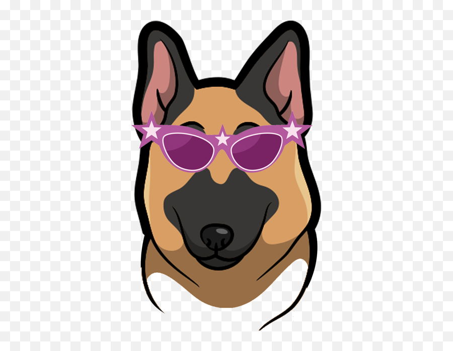 German Shepherd Emoji Sticker - German Shepherd Dog Clipart,Unbelievable Emoji