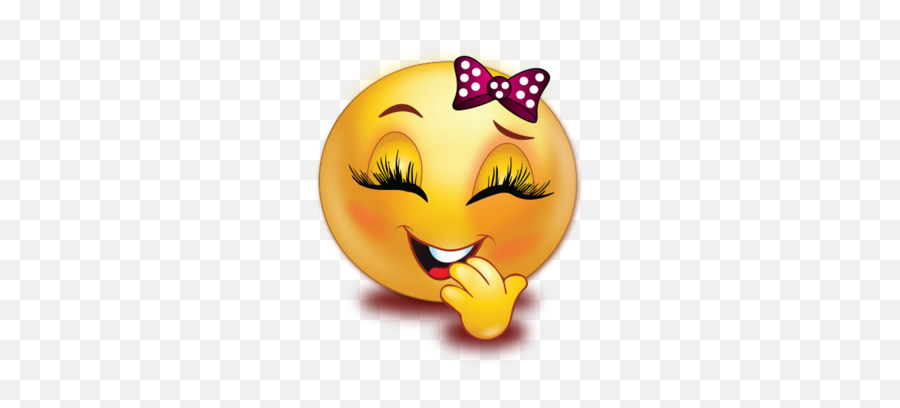 Shy Smile Girl Emoji - Smiley Emoji,Girl Emoji