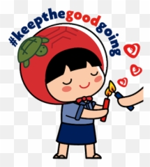 X Angkukuehgirl - Gu Kueh Girl Chinese New Year Gif Emoji