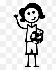 Library Of Mom In Car Clip Black And White Stock Png Files - Stick Figure Girl Png Emoji,Soccer Mom Emoji