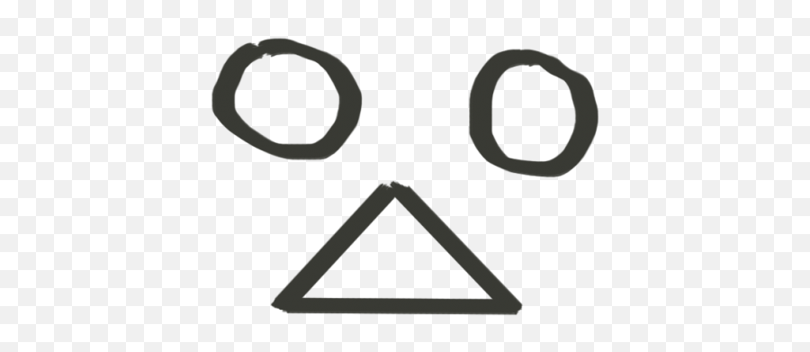 What 2 Circles And A Triangle Could Mean - Triangle Emoji,Triangle Emoji Meaning