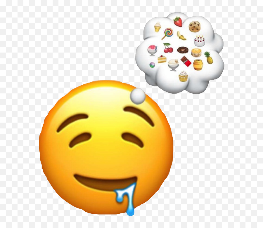 Popular And Trending Hungry Stickers On Picsart - Drooling Emoji,Mochi Emoji