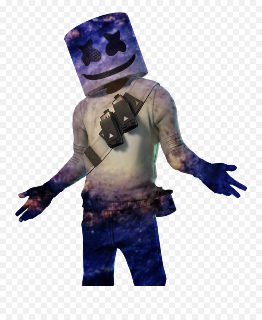 Marshmello Marshmallow Mello Mellogang Fortnite Galaxy - Imágenes Png De Fortnite Emoji,Marshmello Emoji