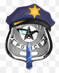 Idk Police Badge - Officer Costume Emoji