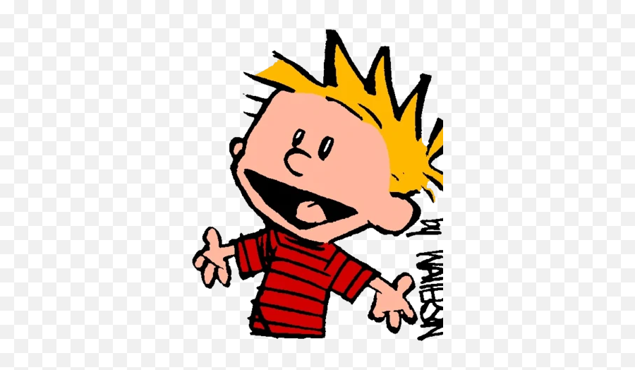 Calvin The Calvin And Hobbes Wiki Fandom - Calvin And Hobbes Calvin Emoji,Tighty Whities Emoji