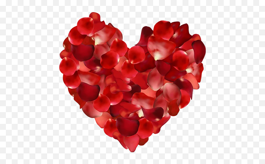 Rose Heart Png Picture - Rose Petal Heart Png Emoji,Maroon Heart Emoji ...