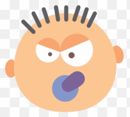 Feelings Face Interface Miserly Baby Emoticon Mean - Portable Network Graphics Emoji,Pacifier Emoji