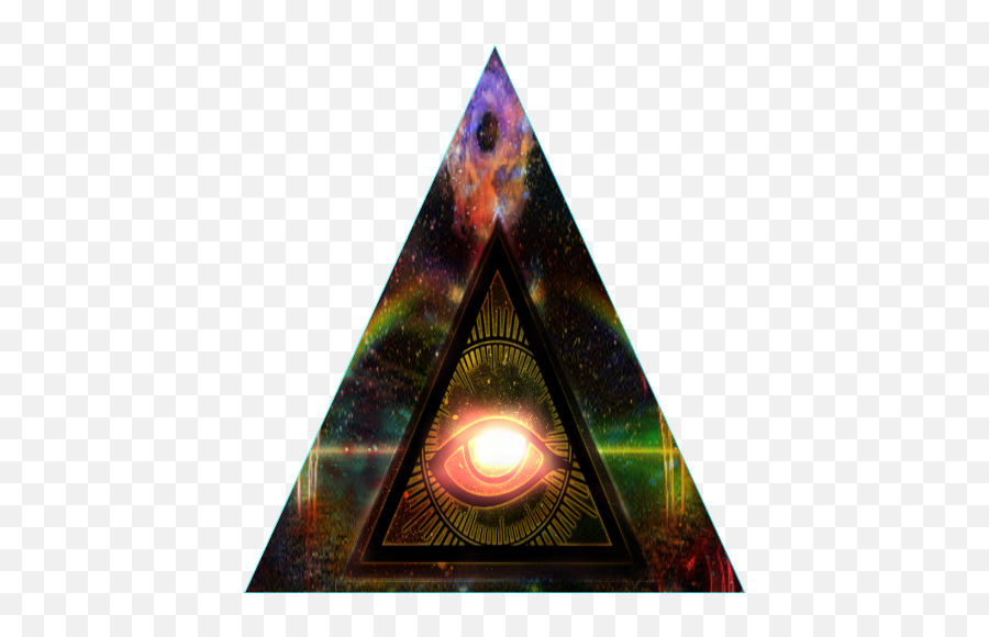 Space Triangle Illuminati - Triangle Emoji,Illuminati Triangle Emoji