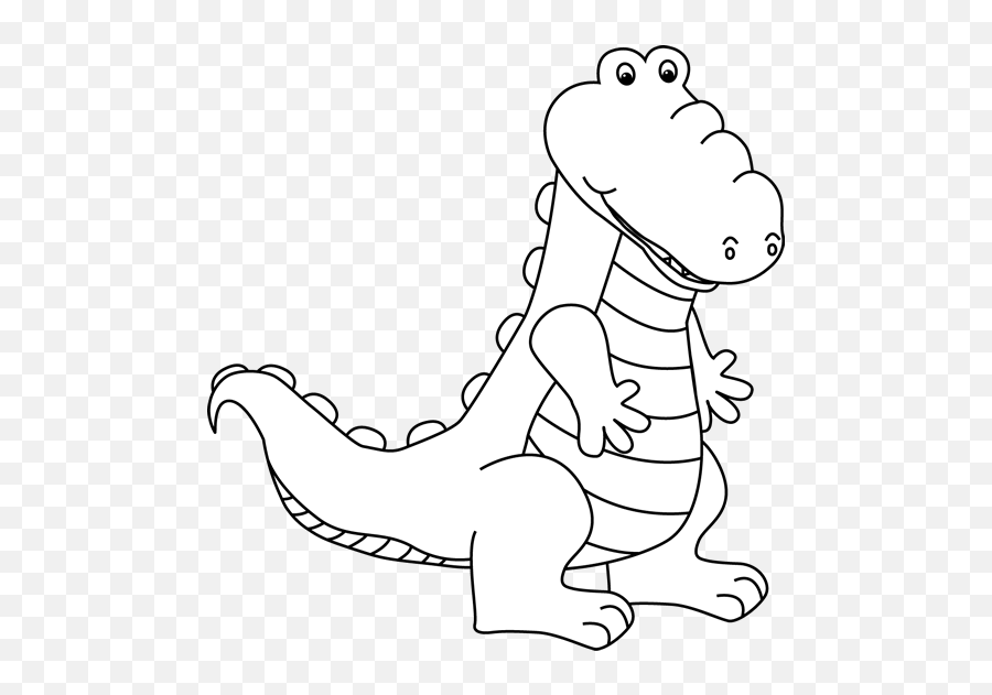 Free Alligator Black And White Download Free Clip Art Free - Transparent Alligator Black And White Clip Art Emoji,Alligator Emoji