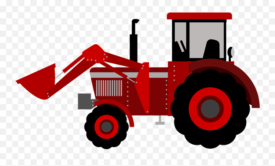 Microsoft Clipart Tractor Microsoft Tractor Transparent - Tractor With Bucket Clipart Emoji,Tractor Emoji