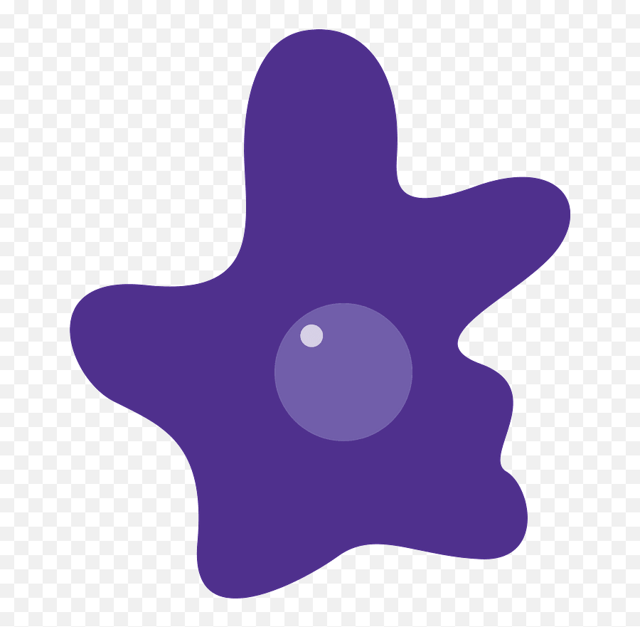 Amoeba Cell Clipart - Amoeba Clipart Png Emoji,Amoeba Emoji