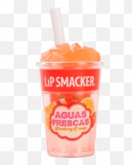 Strawberry Orange Aguas Frescas Lip Balm - Lip Smacker Aguas Frescas Emoji,Straw Emoji