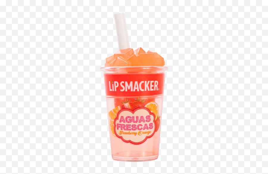 Strawberry Orange Aguas Frescas Lip Balm - Lip Smacker Aguas Frescas Emoji,Straw Emoji