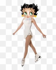 Betty Boop Ice Skater - Skating Emoji