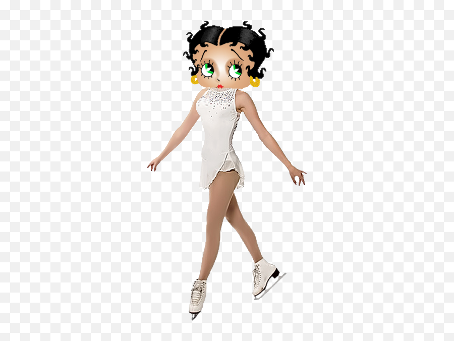 Betty Boop Ice Skater - Betty Boop Ice Skating Emoji,Ice Skating Emoji