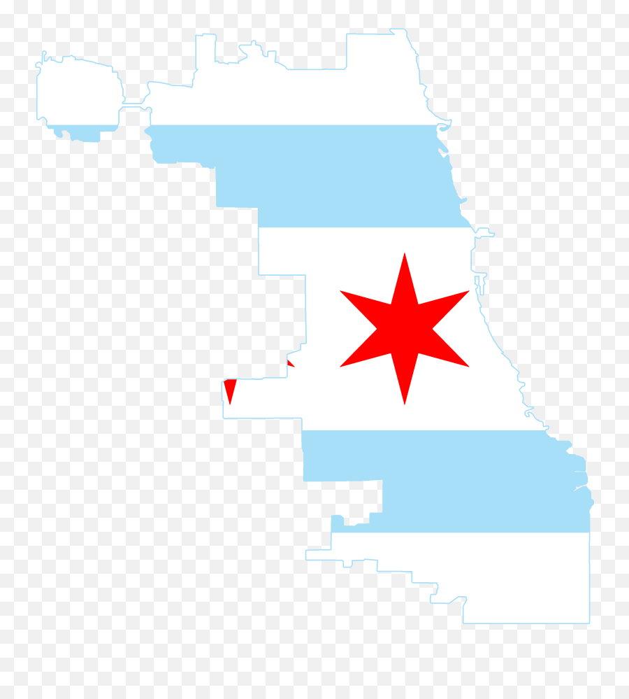 Chicago Star Transparent Png Clipart - Chicago Neighborhoods Tshirt Old Navy Emoji,Chicago Flag Emoji