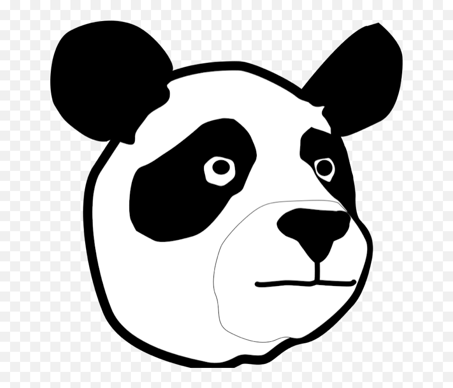 Sad Panda Png Picture - Head Panda Clip Art Emoji,Sad Panda Emoji