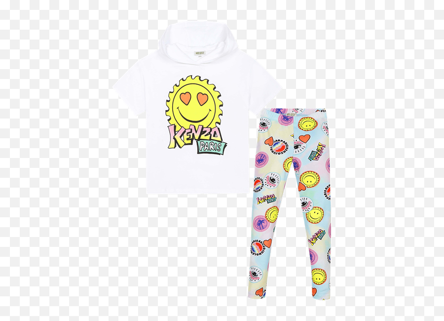 2 Piece Leggings Set - Pajamas Emoji,Emoji Girls Clothing
