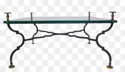 Heavy French Decorative Coffee Table - Emoji