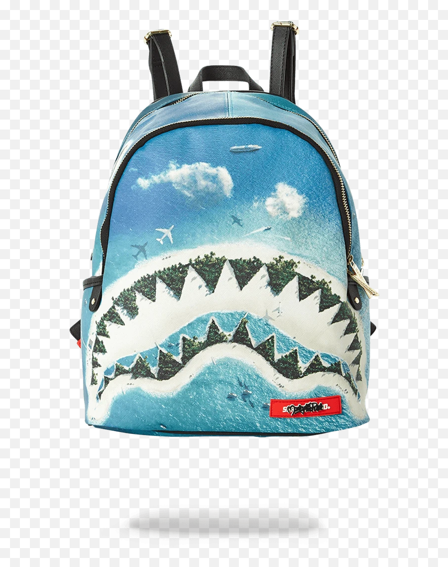 Sprayground Backpack Shark Island - Shark Island Sprayground Backpack Emoji,How To Make A Shark Emoji