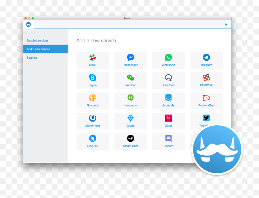 Desktop Client For And Hangout - Linux Franz Emoji,Hangouts Emoji Download