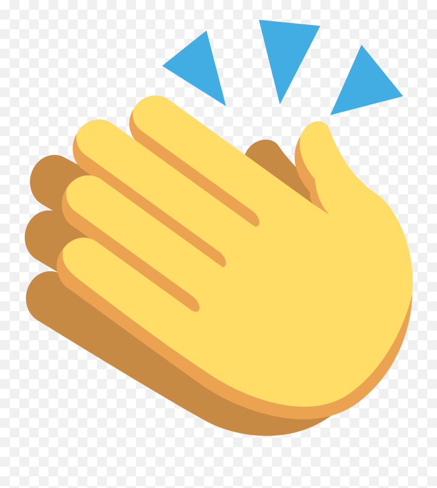Clap Clipart Round Clap Round - Hand Clap Emoji Png,Clapback Emoji