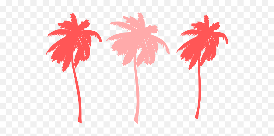 Free Clipart Of Palm Trees - Pink Palm Tree Clip Art Emoji,Palm Tree Emoticons