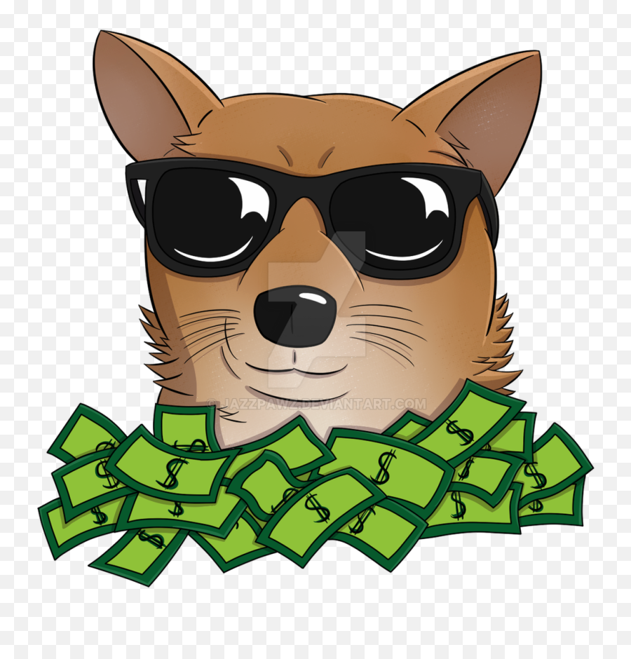 Money Doge Twitch Emote - Cat Emote Png Emoji,Doge Emoji