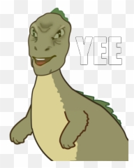 Yee Dinosaur Transparent Png Clipart - Yee Png Emoji,Dinosaur Emoticons