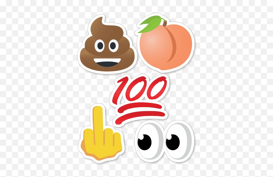 Emoji Sticker Set 1 - 100 Marks Sticker,Clean Emoji