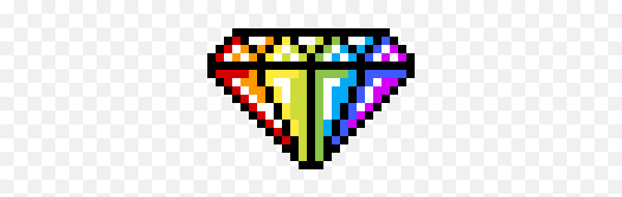Pixilart - Smiley Face Emoji By Stuti1706 Rainbow Diamond Pixel Art,Rainbow Heart Emoji