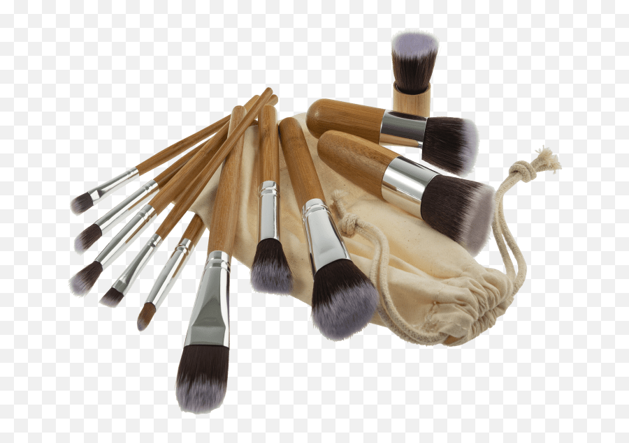 Swisstek 11 - Piece Makeup Brush Set With Bonus Carrying Case Makeup Brushes Emoji,Emoji Makeup