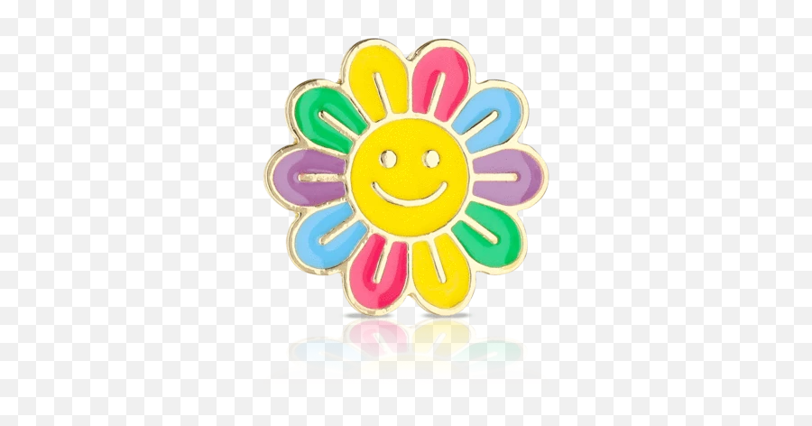 Happy Flower Shoelace Charm - Smiley Emoji,Flower Emoticon