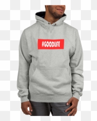 Hashtag Goodlife Hoodie Champion Hoodies Vegan hoodie - Teddy Bear Emoji