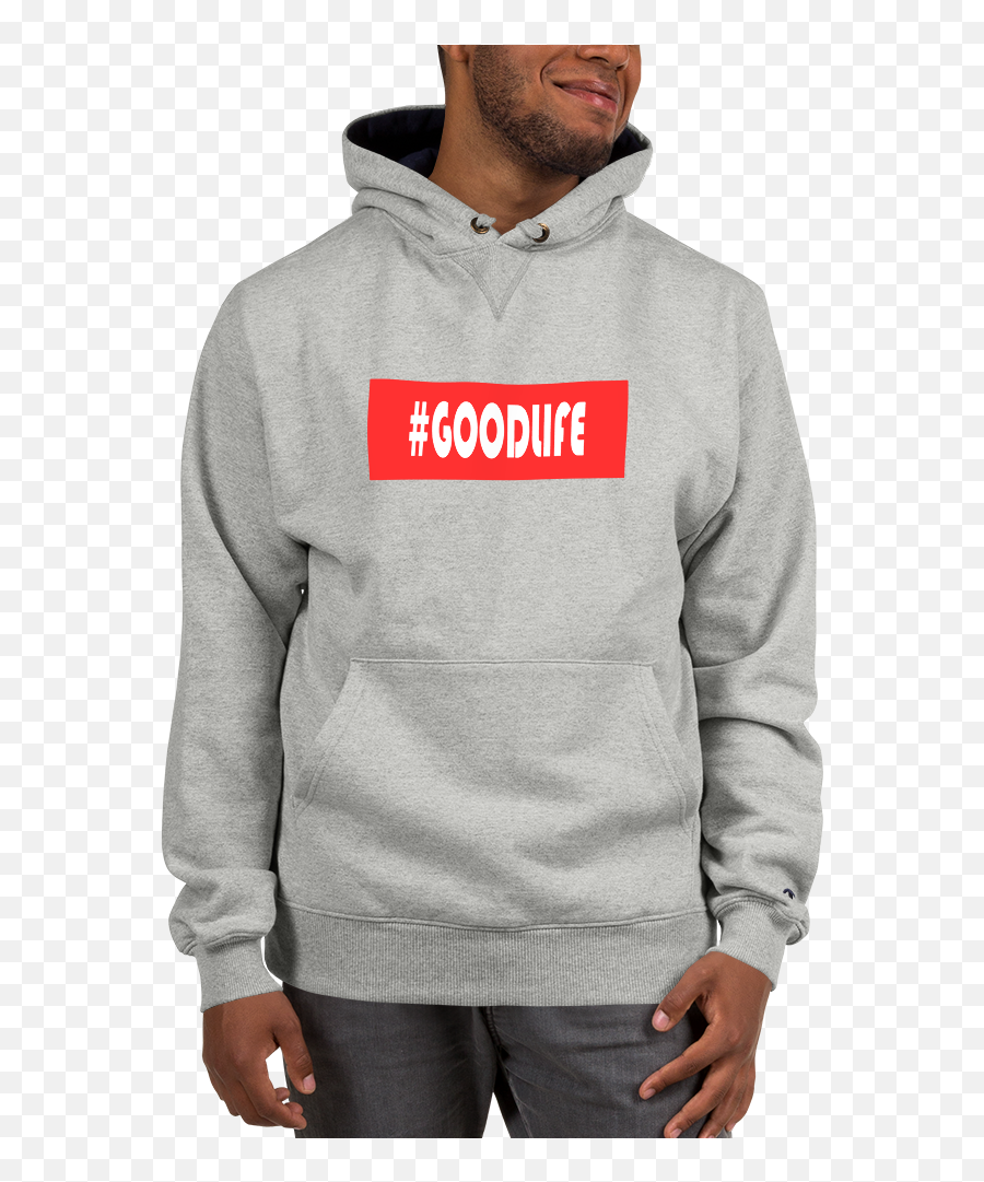 Hashtag Goodlife Hoodie Champion Hoodies Vegan Hoodie - Champion Teddy Bear Hoodie Emoji,Champion Emoji