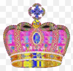 Top Almond Nails Pink Stickers For Android Ios - Sparkling Crown Animated Gif Emoji,Jewel Emoji