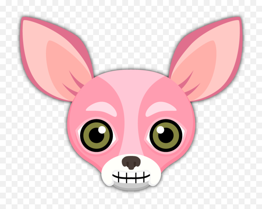 Pink Valentines Chihuahua Emoji Stickers - Cute Chihuahua Clipart,Eh Emoji