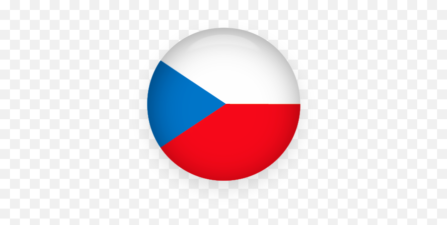 1062325104 - Czech Republic Flag Button Emoji,Czech Republic Flag Emoji