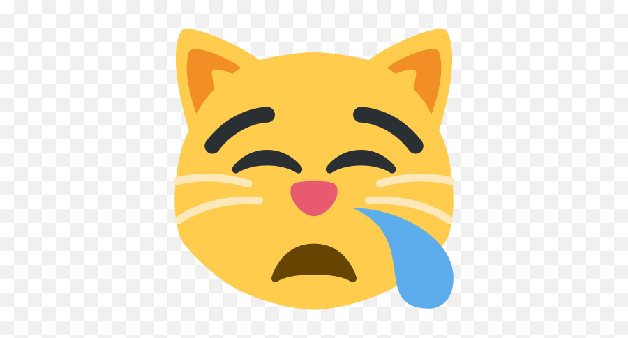 Cat - Laughing Cat Emoji Twitter,Sleeping Emoji Android