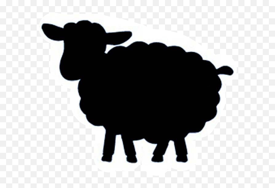 Popular And Trending Blacksheep Stickers Picsart Emoji,Black Sheep Emoji
