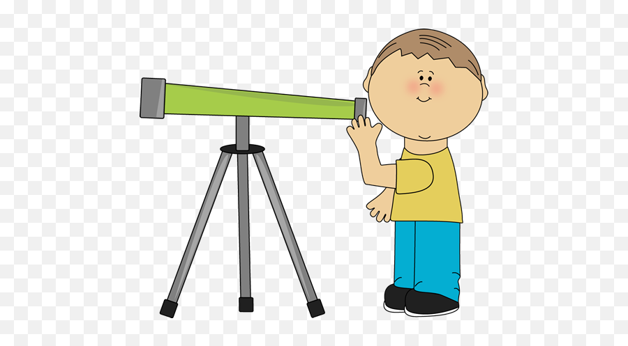 Space Clip Art - Space Images Boy Looking Through Telescope Clipart Emoji,Emoji Backgrounds For Boys