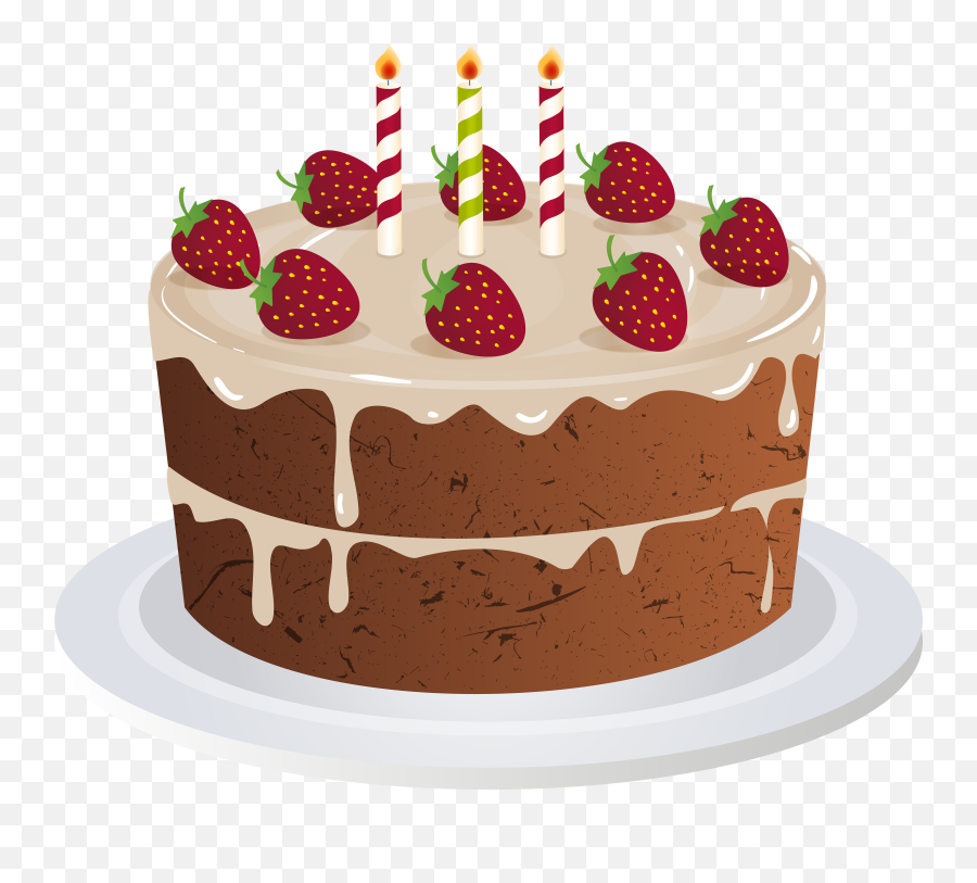 Birthday Cake Fruitcake Bakery Black Forest Gateau Cupcake - Cake Png Emoji,Emoji Cupcake Cake