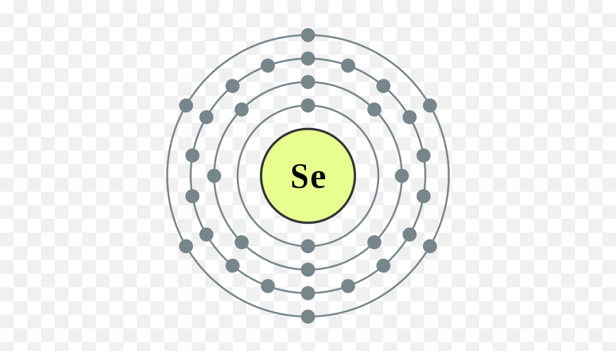 Electron Shell 034 Selenium - Zinc Valence Electrons Emoji,_ Emoticon