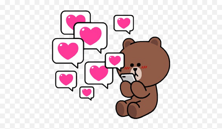 Pin By Lo Chiali On I Love You Cute Gif Love You Gif - Bear Texting Gif Emoji,Emoticon Pervertido