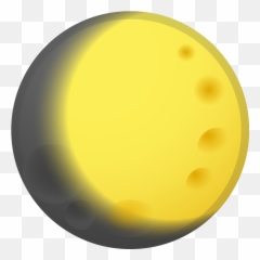 Noto Emoji Pie 1f314 - Waxing Gibbous Moon Clipart